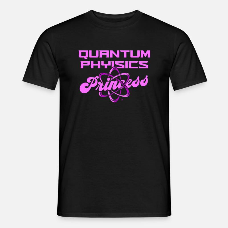 Physik Phyiker Quantenphysik - Männer T-Shirt - Schwarz