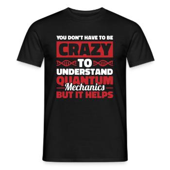 Physics Phyker Funny Quantum Physics - Men's T-Shirt - black - Front - AI Model Male 178 light (178cm)