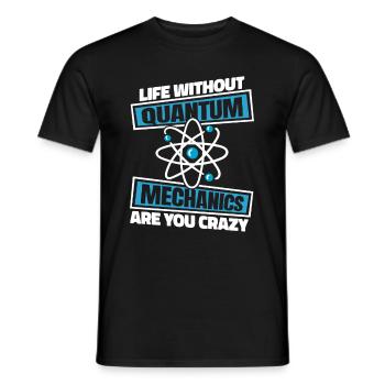 Physics Phyker Funny Quantum Physics - Men's T-Shirt - black - Front - AI Model Male 178 light (178cm)