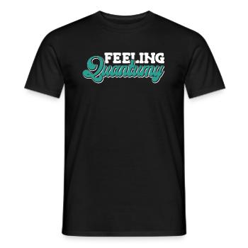 Physics Phyker Funny Quantum Physics - Men's T-Shirt - black - Front - AI Model Male 178 light (178cm)