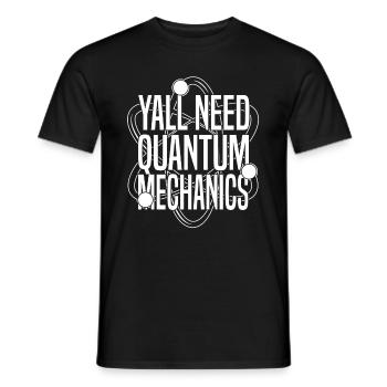 Physics Phyker Funny Quantum Physics - Men's T-Shirt - black - Front - AI Model Male 178 light (178cm)