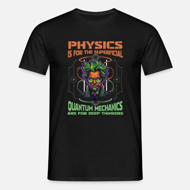 Physics Phyker Cool Quantum Physics - Men's T-Shirt - black