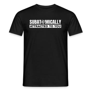 Physics Physicists Quantum Physics - Men's T-Shirt - black - Front - AI Model Male 178 light (178cm)