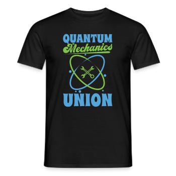 Physique Union Phyiker Physique quantique - T-shirt homme - noir - Devant - AI Model Male 178 light (178cm)