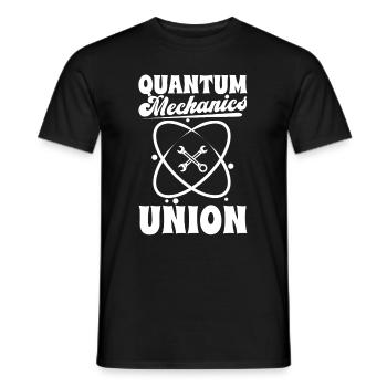 Physique Union Phyiker Physique quantique - T-shirt homme - noir - Devant - AI Model Male 178 light (178cm)