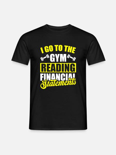 Comptable Conseiller fiscal Gymnase - T-shirt homme - noir