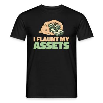 Accountant Tax Advisor Money Sexy Accountant - Men's T-Shirt - black - Front - AI Model Male 178 light (178cm)