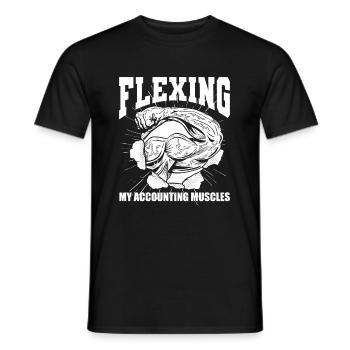 Comptable Conseiller fiscal Witzig - T-shirt homme - noir - Devant - AI Model Male 178 light (178cm)