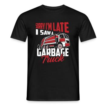 Truck Driver Trucker Truck Driver Funny - Men's T-Shirt - black - Front - AI Model Male 178 light (178cm)