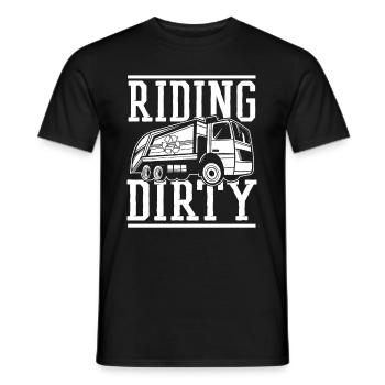 Lkw Fahrer Trucker Lastwagenfahrer Fahrer - Männer T-Shirt - Schwarz - Vorne - AI Model Male 178 light (178cm)