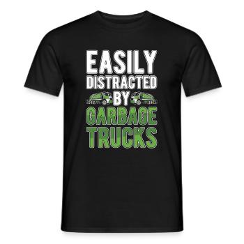 Truck Driver Trucker Truck Driver Funny - Men's T-Shirt - black - Front - AI Model Male 178 light (178cm)