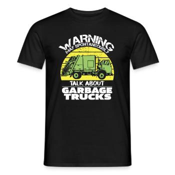 Truck Driver Trucker Truck Driver Funny - Men's T-Shirt - black - Front - AI Model Male 178 light (178cm)