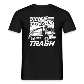 Truck Driver Trucker Truck Driver Funny - Men's T-Shirt - black - Front - AI Model Male 178 light (178cm)