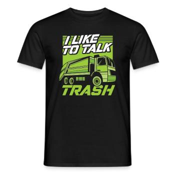 Truck Driver Trucker Truck Driver Funny - Men's T-Shirt - black - Front - AI Model Male 178 light (178cm)