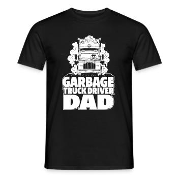 Truck Driver Trucker Truck Driver Dad - Men's T-Shirt - black - Front - AI Model Male 178 light (178cm)