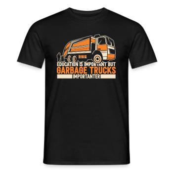 Lkw Fahrer Trucker Lastwagenfahrer Lustig - Männer T-Shirt - Schwarz - Vorne - AI Model Male 178 light (178cm)