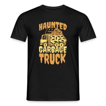 Lkw Fahrer Trucker Lastwagenfahrer Verfolgt - Männer T-Shirt - Schwarz - Vorne - AI Model Male 178 light (178cm)