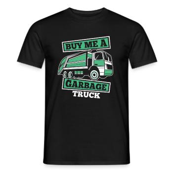 Truck Driver Trucker Truck Driver Funny - Men's T-Shirt - black - Front - AI Model Male 178 light (178cm)
