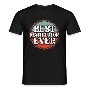 Mathelehrer Mathe Lehrer Mathe Nachhilfelehrer - Männer T-Shirt - Schwarz - Vorne - AI Model Male 178 light (178cm)