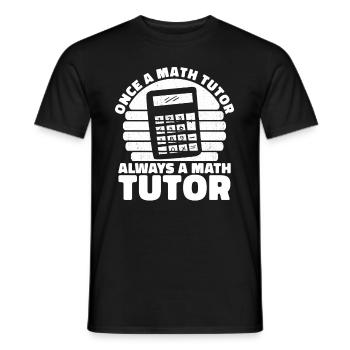 Mathelehrer Mathe Lehrer Lustig - Männer T-Shirt - Schwarz - Vorne - AI Model Male 178 light (178cm)