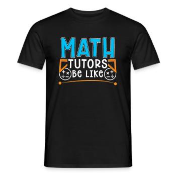 Mathelehrer Mathe Lehrer Lustig - Männer T-Shirt - Schwarz - Vorne - AI Model Male 178 light (178cm)