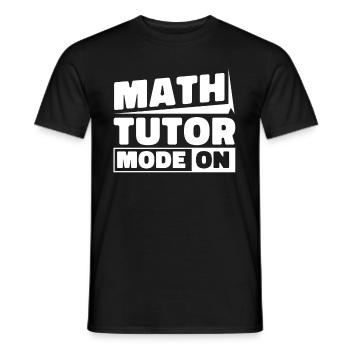Mathelehrer Mathe Lehrer Mathe Nachhilfelehrer - Männer T-Shirt - Schwarz - Vorne - AI Model Male 178 light (178cm)