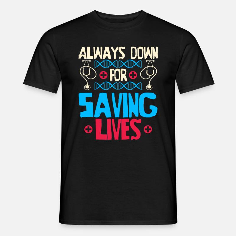 Krankenschwester Witzig Notfall Krankenschwester - Männer T-Shirt - Schwarz