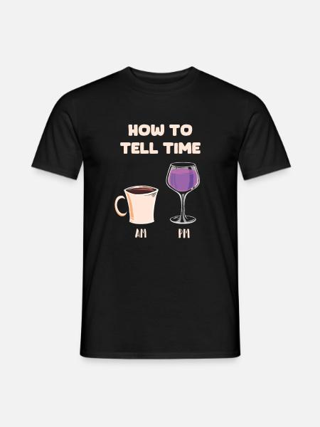 Coffee Cafe Coffee Wine - Men's T-Shirt - black