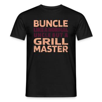 Oncle Barbecue Grillades - T-shirt homme - noir - Devant - AI Model Male 178 light (178cm)