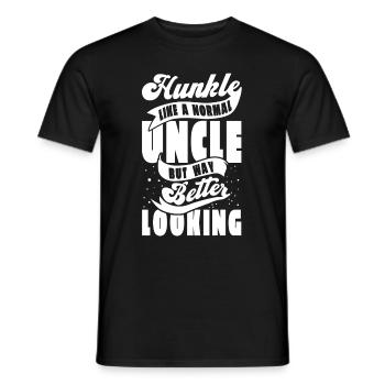 Uncle Uncle - Men's T-Shirt - black - Front - AI Model Male 178 light (178cm)
