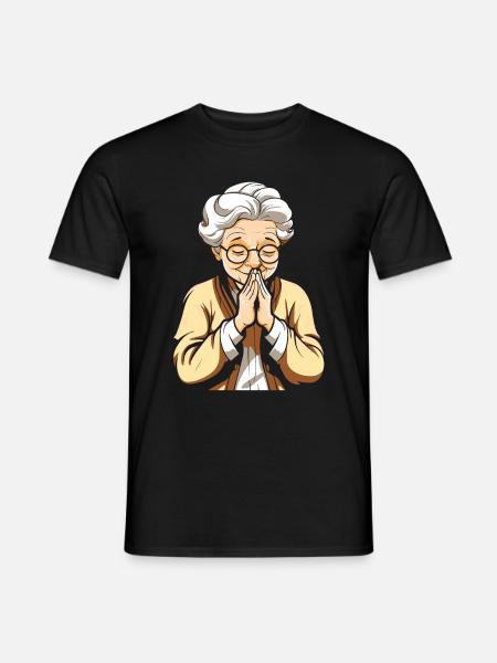 Christian Christianity Praying - Men's T-Shirt - black