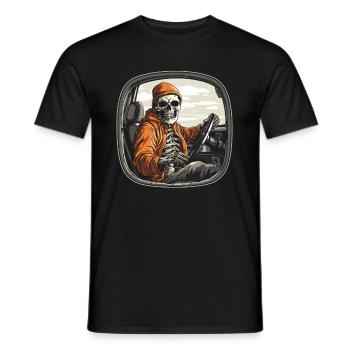 Lkw Fahrer Trucker Lastwagenfahrer - Männer T-Shirt - Schwarz - Vorne - AI Model Male 178 light (178cm)