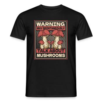 Cueilleur de champignons - T-shirt homme - noir - Devant - AI Model Male 178 light (178cm)