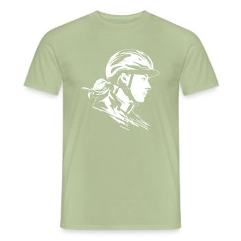 Horses - Men's T-Shirt - sage - Front - AI Model Male 178 light (178cm)