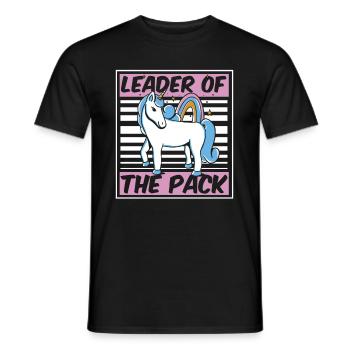 Unicorn Unicorn Funny Weird Humor - Men's T-Shirt - black - Front - AI Model Male 178 light (178cm)