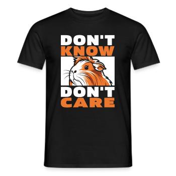 Meerschwein Meerschweinchen Lustig - Männer T-Shirt - Schwarz - Vorne - AI Model Male 178 light (178cm)