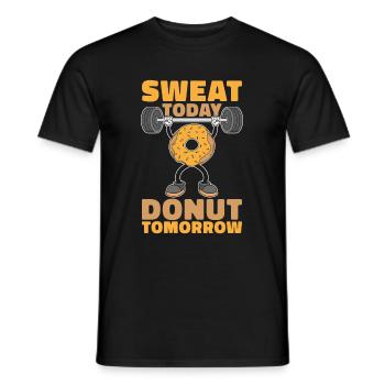 Donut Fitness Donut Gym - T-shirt homme - noir - Devant - AI Model Male 178 light (178cm)