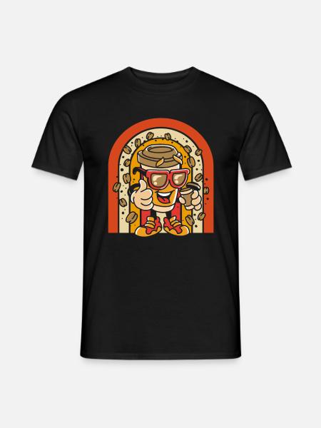 Coffee Cafe - Men's T-Shirt - black