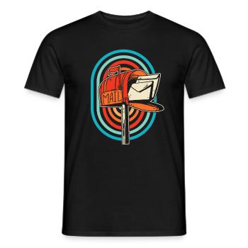 Postman Postman - Men's T-Shirt - black - Front - AI Model Male 178 light (178cm)