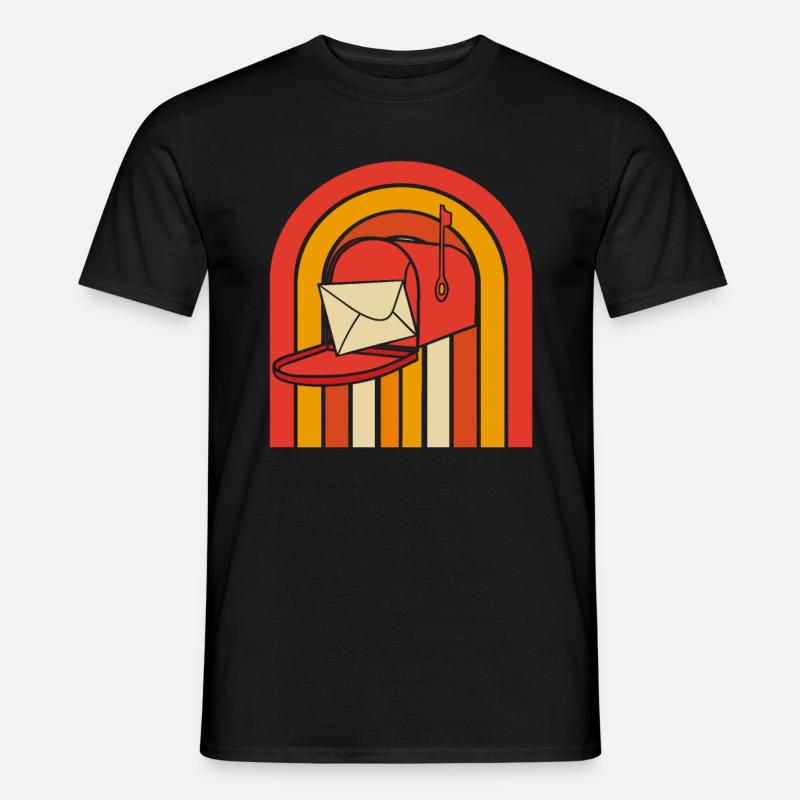 Postbote Briefträger - Männer T-Shirt - Schwarz