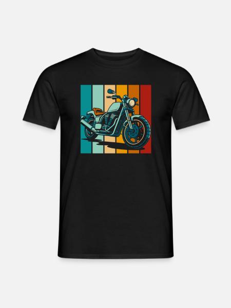 Moto Motard Motard - T-shirt homme - noir