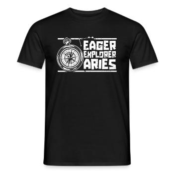 Aventure du Bélier - T-shirt homme - noir - Devant - AI Model Male 178 light (178cm)