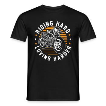 Motorrad Biker Motorbike Motorcycle Dad - Männer T-Shirt - Schwarz - Vorne - AI Model Male 178 light (178cm)