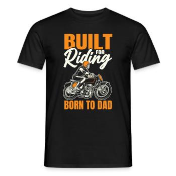 Motorrad Biker Motorbike Motorcycle Dad - Männer T-Shirt - Schwarz - Vorne - AI Model Male 178 light (178cm)