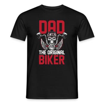 Motorrad Biker Motorbike Motorcycle Dad - Männer T-Shirt - Schwarz - Vorne - AI Model Male 178 light (178cm)