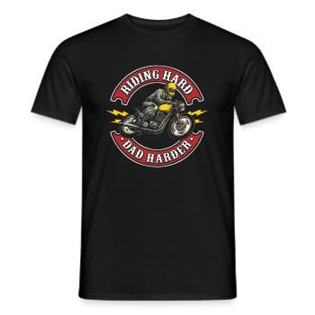 Motorrad Biker Motorbike Motorcycle Dad - Männer T-Shirt - Schwarz - Vorne - AI Model Male 178 light (178cm)