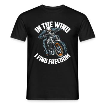 Motorrad Biker Motorbike - Männer T-Shirt - Schwarz - Vorne - AI Model Male 178 light (178cm)