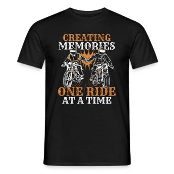 Motorrad Biker Motorbike Motorcycle Dad - Männer T-Shirt - Schwarz - Vorne - AI Model Male 178 light (178cm)