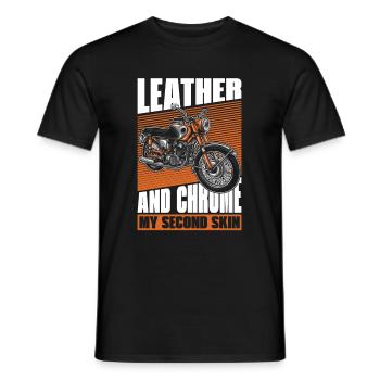 Motorrad Biker Motorbike - Männer T-Shirt - Schwarz - Vorne - AI Model Male 178 light (178cm)
