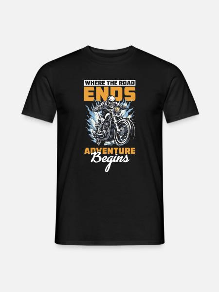 Motorcycle Biker Motorbike - Men's T-Shirt - black